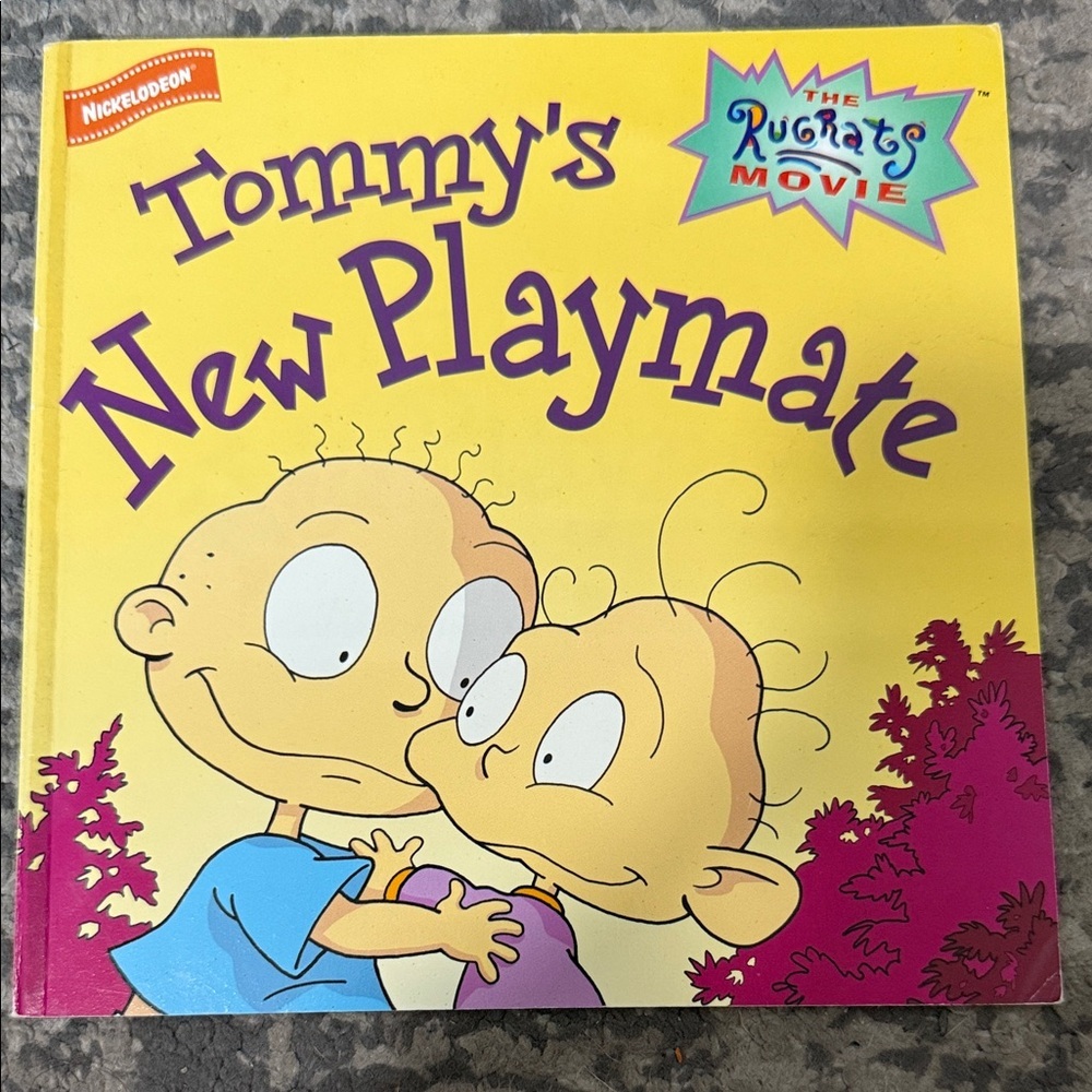Nickelodeon Rugrats Yellow and Purple Book